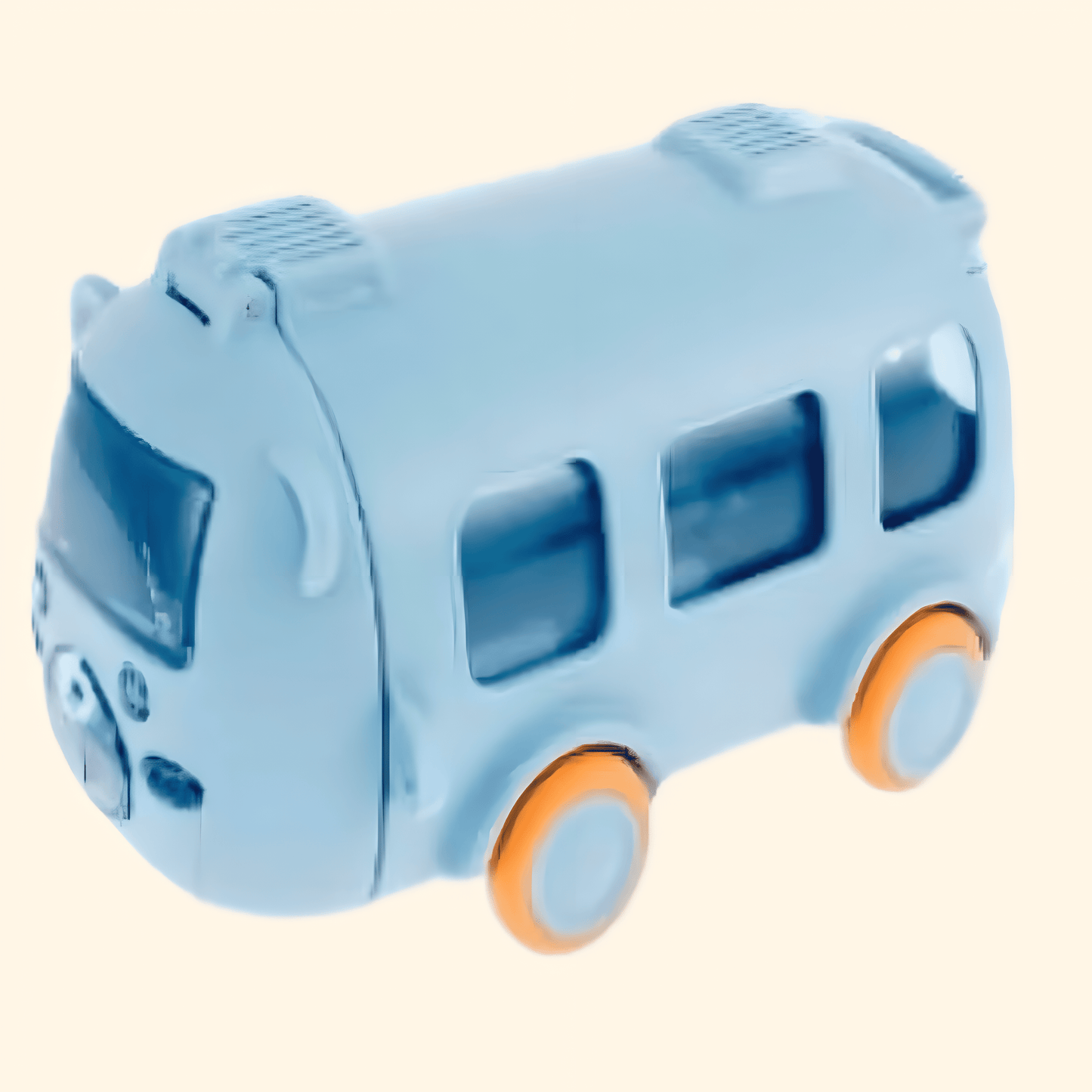 Bus Shape Sipper Leakproof Adjustable Shoulder Strap One-Touch Button Pop Up Easily Open And Close