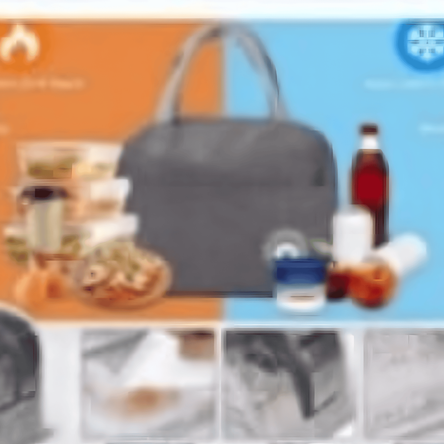 Lunch Bag Aluminium Foil Inside, Ultra Lightweight, Easy to Carry, Beautiful Mix Design and Colors