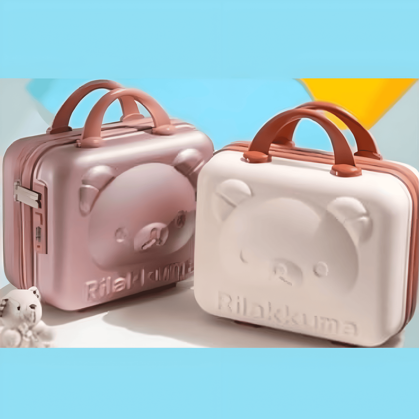 Portable Mini Luggage Bag Multifunctional PC Material, Splash Proof, Rubber Soft Handle
