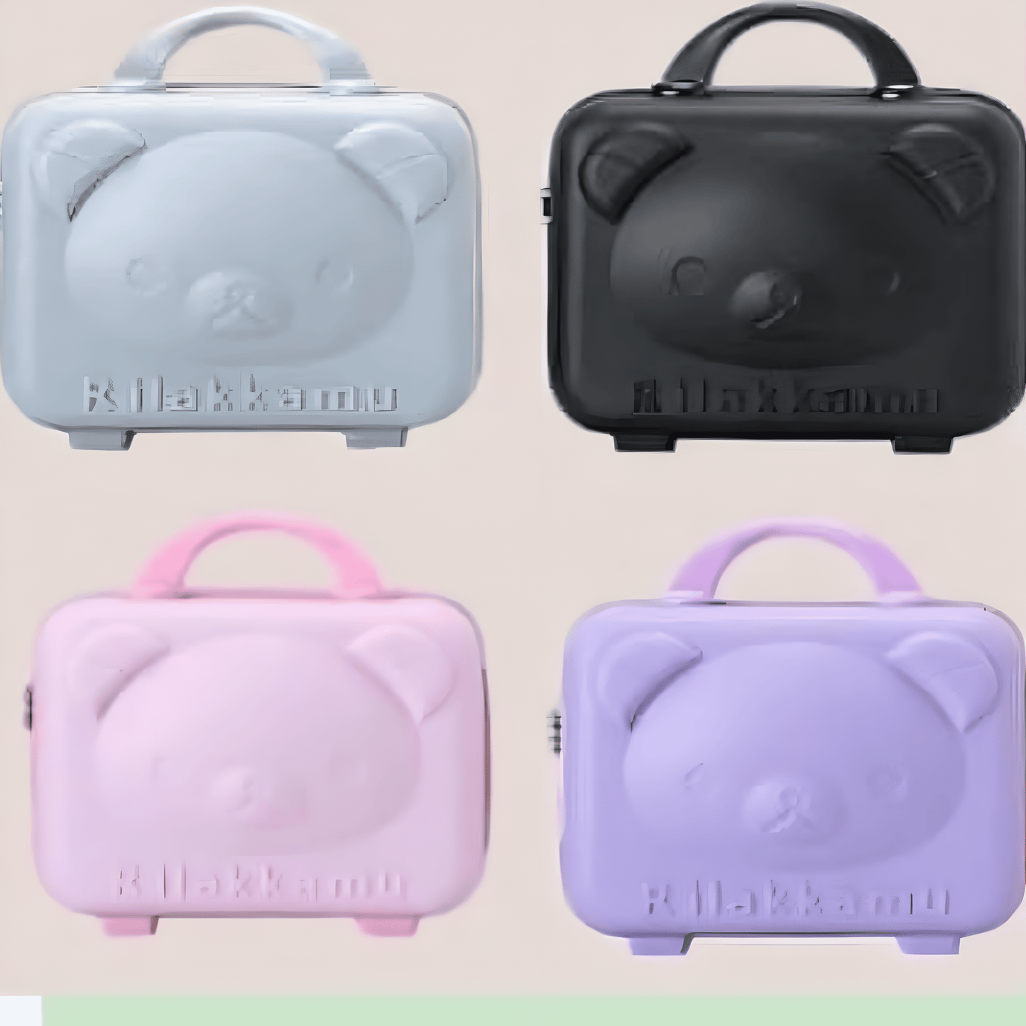 Portable Mini Luggage Bag Multifunctional PC Material, Splash Proof, Rubber Soft Handle