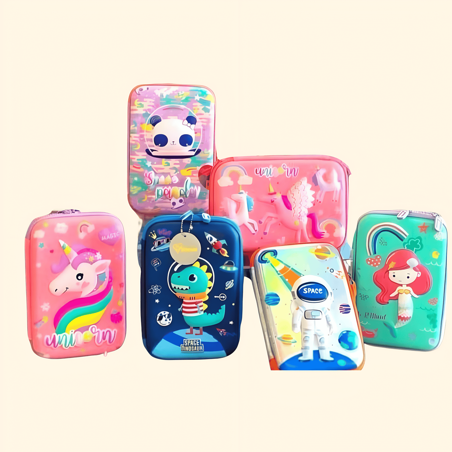 Silicone jumbo stationery organizer, Waterproof/High Quality Zipper Large Capacity/Lightweight Stationery Box