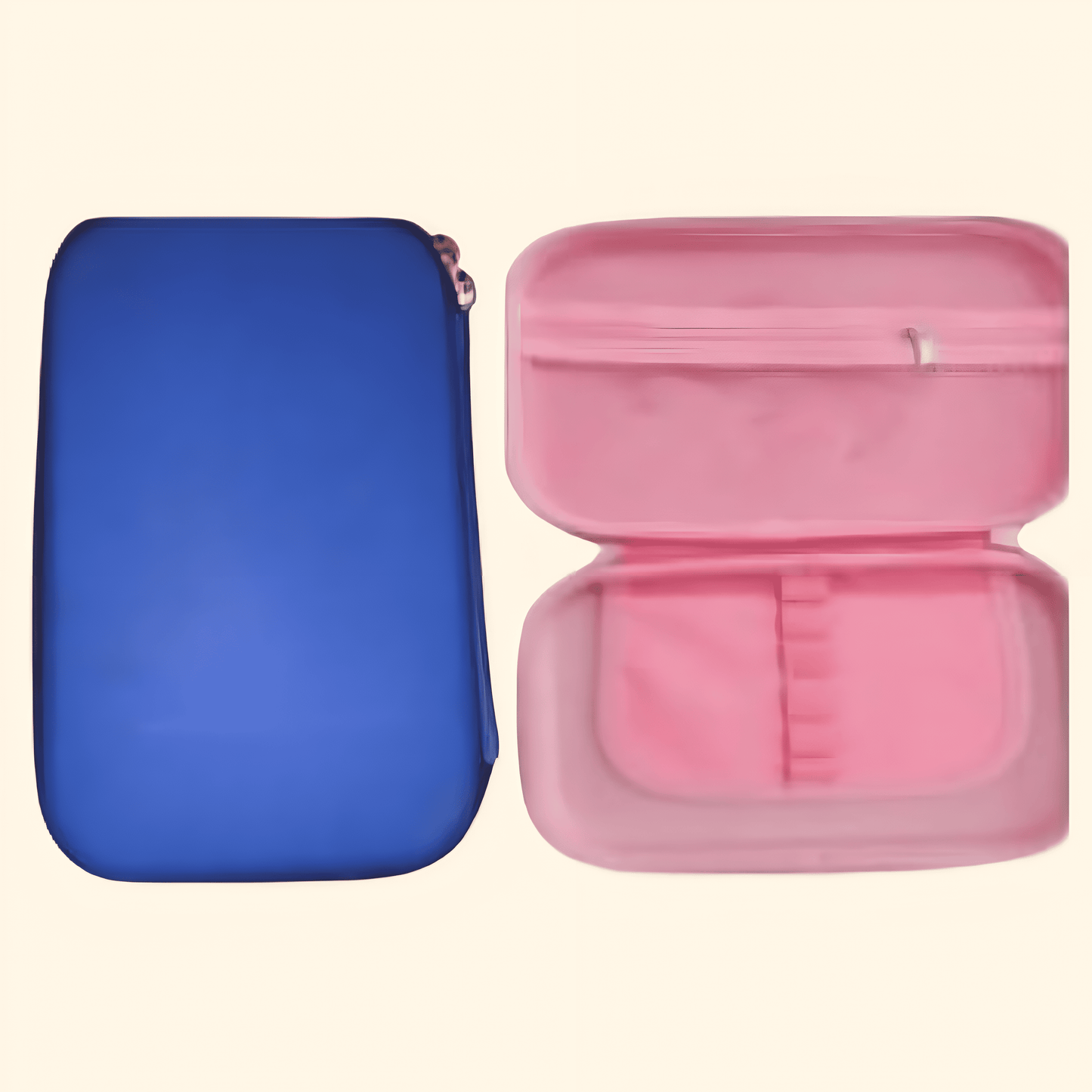 Silicone jumbo stationery organizer, Waterproof/High Quality Zipper Large Capacity/Lightweight Stationery Box