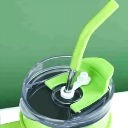 Car Travel Tumbler, Stainless Steel Vacuum Insulated Tumbler With Straw, Lightweight, Food Grade Leakproof