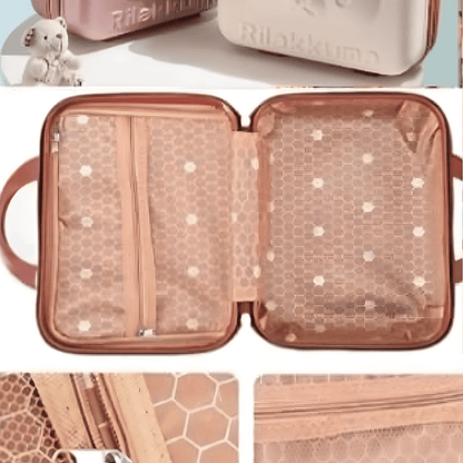 Portable Mini Luggage Bag Multifunctional PC Material, Splash Proof, Rubber Soft Handle