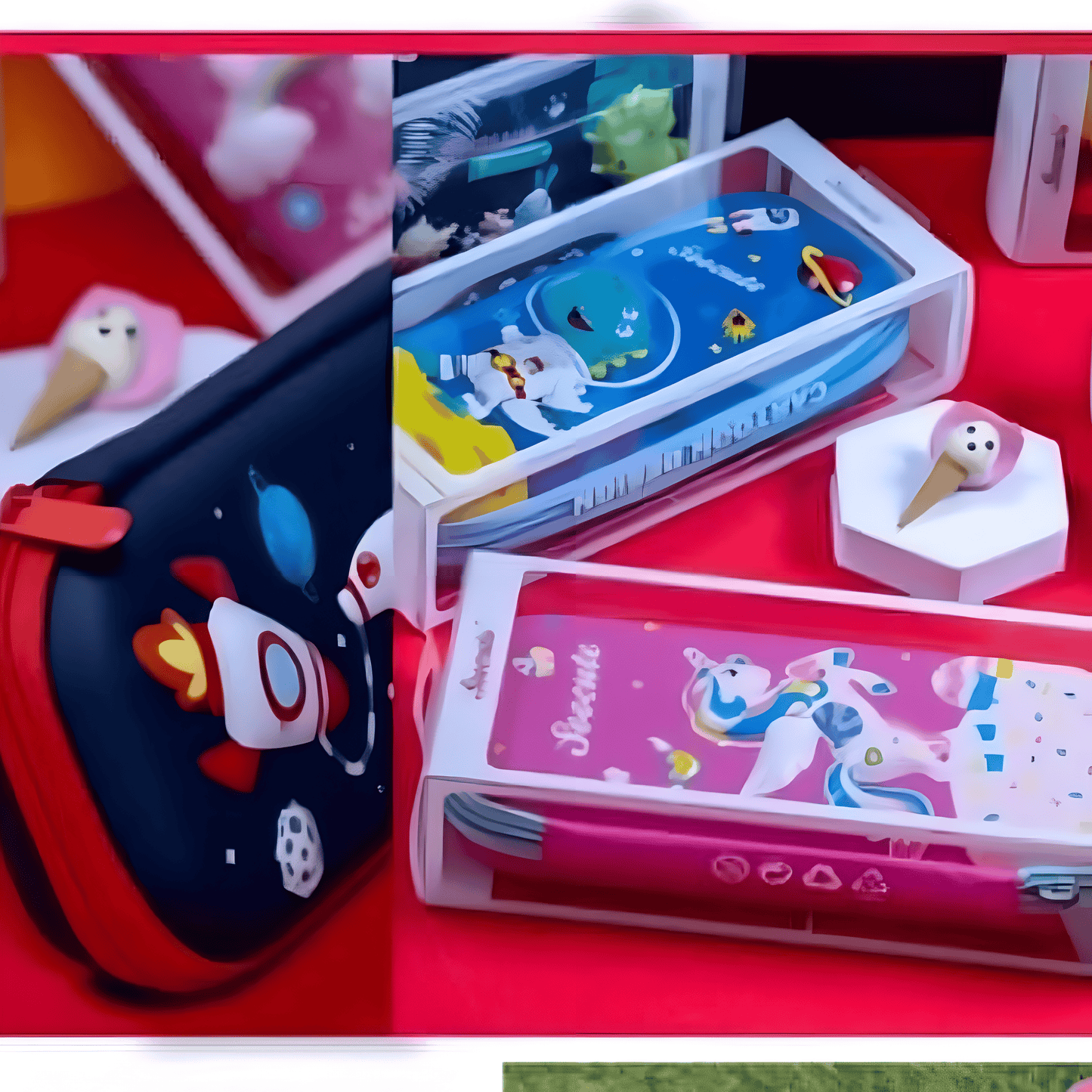 Silicon EVA Stationery Organizer, High-Quality Zipper, Waterproof Flexible, Anti-Shock, Anti-Press