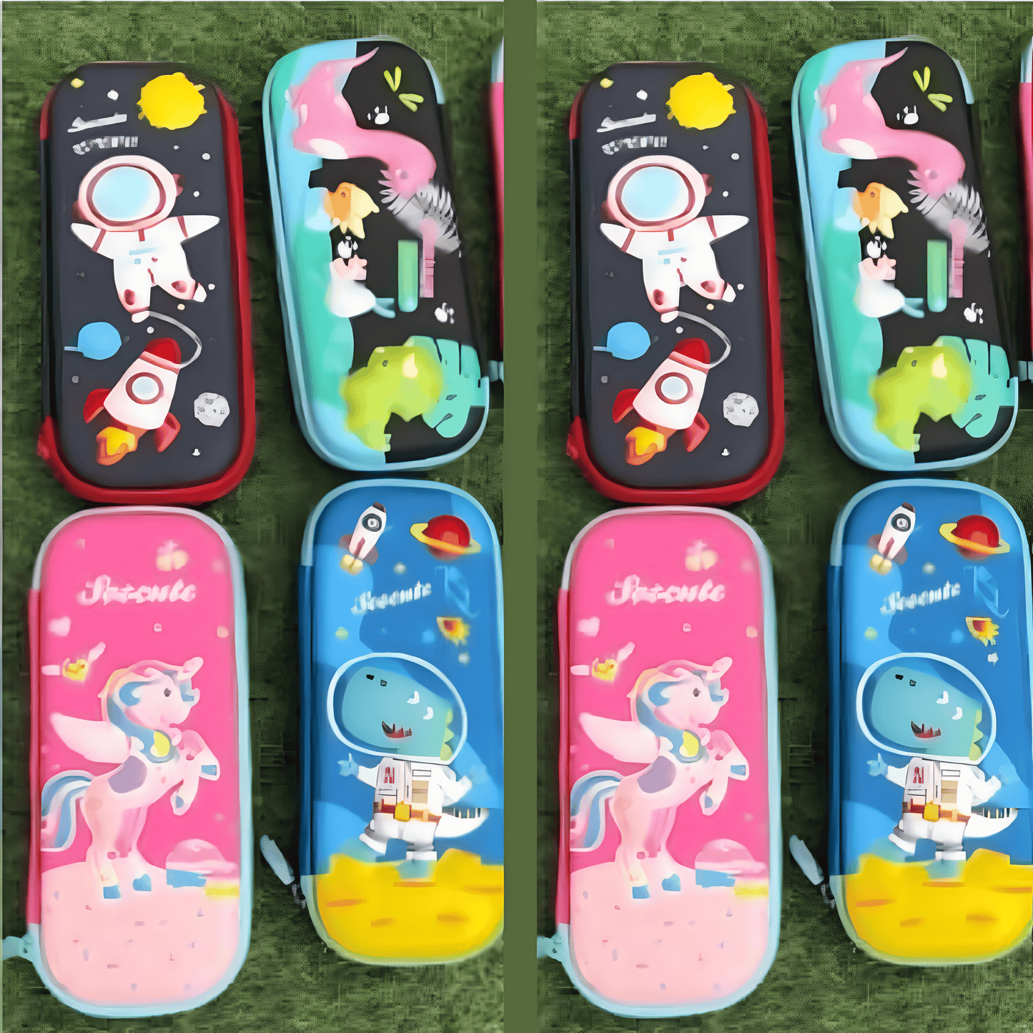 Silicon EVA Stationery Organizer, High-Quality Zipper, Waterproof Flexible, Anti-Shock, Anti-Press